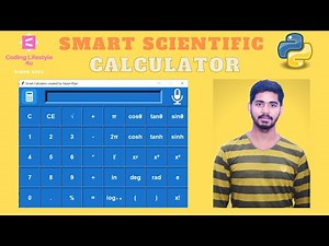 Smart Scientific Calculator using Tkinter Python | Demo