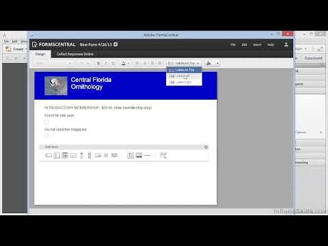 Adobe Acrobat XI - Creating Forms Tutorial | Creating Forms from Scratch in Adobe Forms Central