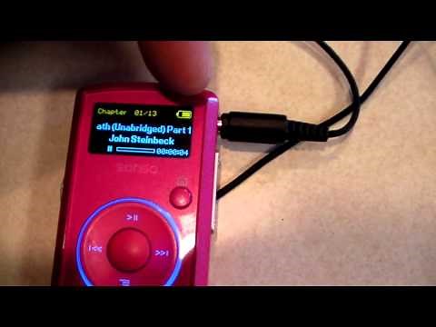 How to use the Sandisk Clip mp3 player