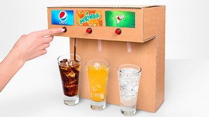 How to Make Cardboard Claw Machine With Toys Do you like soda drinks? Which is your favorite? One day slime Sam discovers that his best human friend Sue is making a craft without him. It turns out that Sue is making a secret project and she won't tell Sam what it is until it's finished. But Sam still wants to help. Sue asks Sam to cut out some cardboard pieces. Sam can do that! They made so many cardboard crafts before that Sam became an expert! He cuts out all the pieces, while Sue is working w