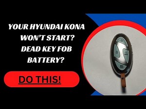 How to Start a Hyundai Kona with a Dead Key Fob 2024-2025 #HyundaiKonakeyfob #deadkeyfobHyundaiKona