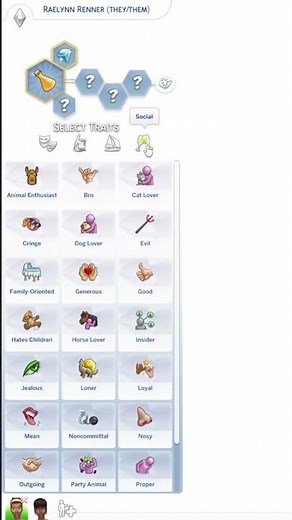 how to add traits to your Sim in CAS #sims4