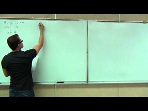 Prealgebra Lecture 2.6: An Introduction to Solving Basic Equations