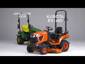 Sub-Compact Tractor Comparison: Kubota BX1880 vs John Deere 1023E