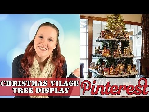 DIY Christmas! - Village Tree - Pinterest