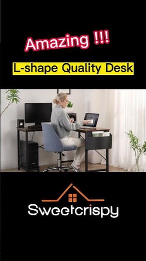 Best L Shaped Computer Desks 2023 : Affordable office desk recommendations