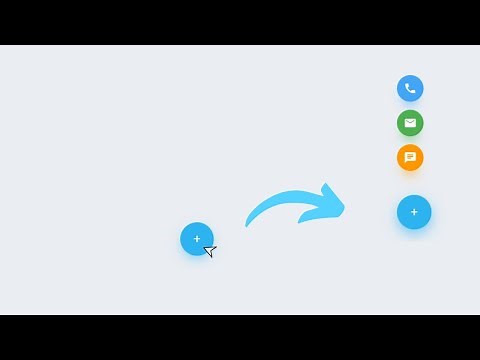 Amazing Floating Action Button Using HTML & CSS