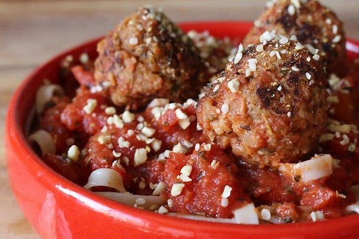 Vegan TVP Meatballs