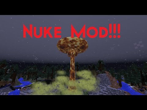 NUKE MOD in Minecraft!!