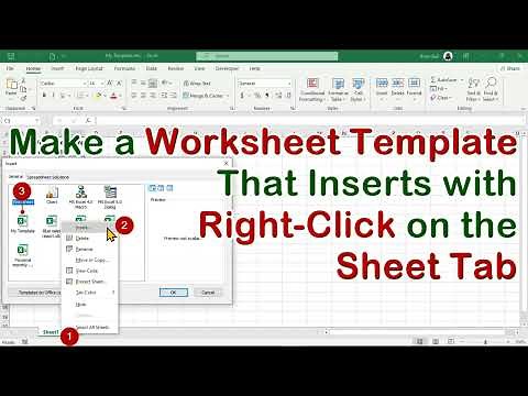 Create and Insert Your Own Worksheet Templates in Excel