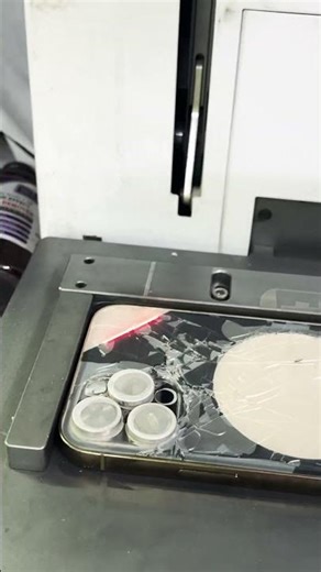 IPhone 12 pro back glass laser machine 🔥