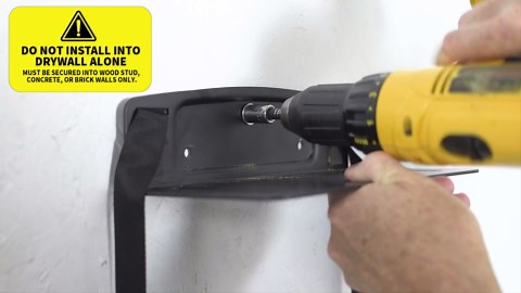 VIVO Universal PC Wall Mount, Adjustable Steel Bracket, Computer Case, Open Frame CPU Strap Holder, Black, MOUNT-PC03V