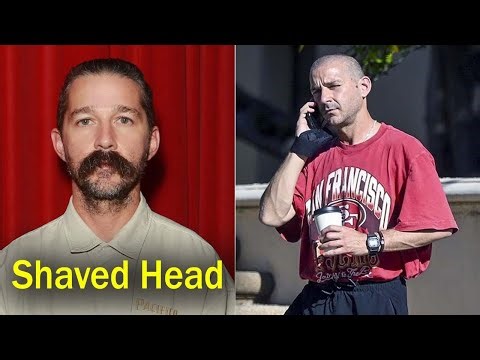 Shia LaBeouf Sports a Shaved Head and Ditches His Massive Mustache During Rare Public Outing
