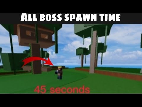 All boss spawn time! | Blox fruit