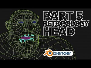 Blender 2.9 Tutorial - Stylized Character Modeling - Part 5 of 9: Retopologizing the Head