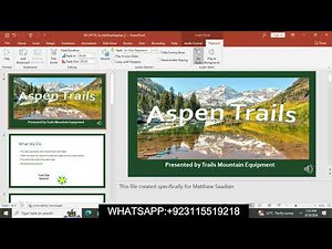 PowerPoint 2019 Module 3 SAM Project 1a | Trails Mountain Equipment Presentation | NP_PPT19_3a