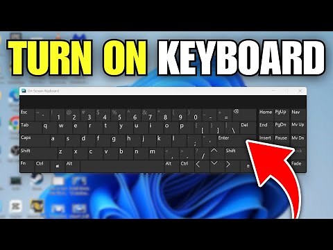 How To Enable On Screen Keyboard on Laptop & PC (Windows 11)