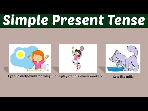 Simple Present Tense - Learn Basic English Grammar | Kids Educational Video