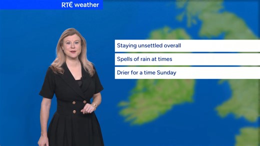 Rain and drizzle that will gradually spread northeastwards today will clear to sunny spells and scattered showers tomorrow. Here's Nuala with more on your weekend weather...#rteweather | RTE Weather