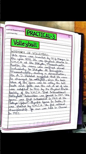 Physical Education Practical File Class 12 CBSE