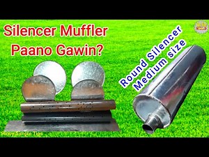 Home Made Muffler (SILENCER) Paano Gawin?Silencer Muffler (MEDIUM SIZE)
