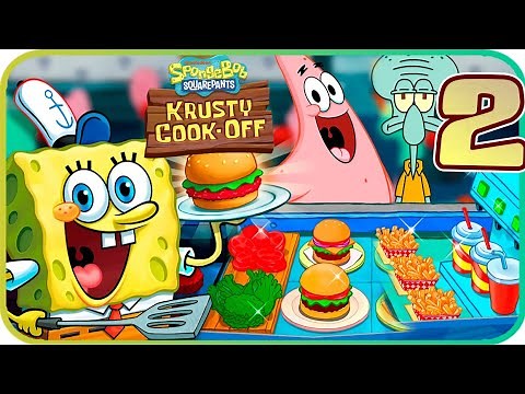 SpongeBob: Krusty Cook-Off Walkthrough - Krusty Krab Full Part 2 (PC, Switch)