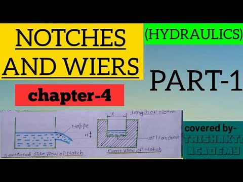 Notches And Weirs | Fluid Mechanics