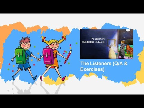 Class 7 (New Oxford Modern English) Poem _ The Listeners (Q/A & Exercises)