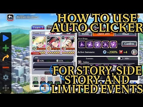 How To Use Auto Clicker In Bleach: Brave Souls | Story | Side Story | Events | Bleach : Brave Souls