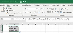 Als functie in Excel met meerdere voorwaarden | Geneste formule