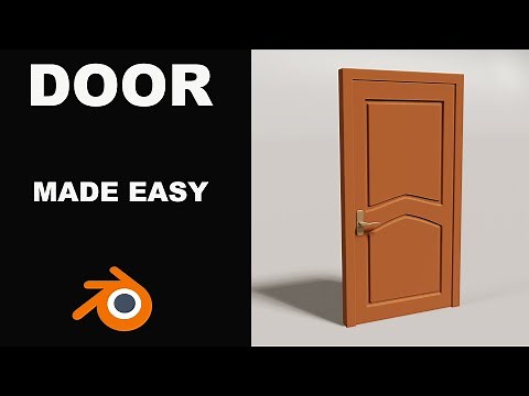 modeling a door in blender 2.91