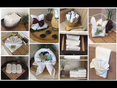 10 Ideas How to Fold a Towel Like Hotel & Spa.