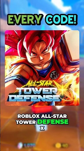EVERY CODE In Roblox All Star Tower Defense X!