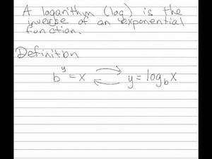 Introduction to Logarithms