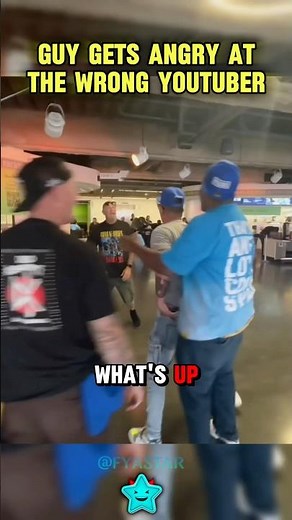 YouTuber Bumps Into Guy Then Crashes Out