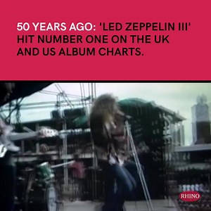 50 years ago, 'Led Zeppelin III' hit No.1 on the US and UK album charts. 📈 What's your favorite song from the album? 🎶 Revisit this classic album. Stream it here: https://lnk.to/LedZeppelinIIIStreamFB 🎧 | RHINO