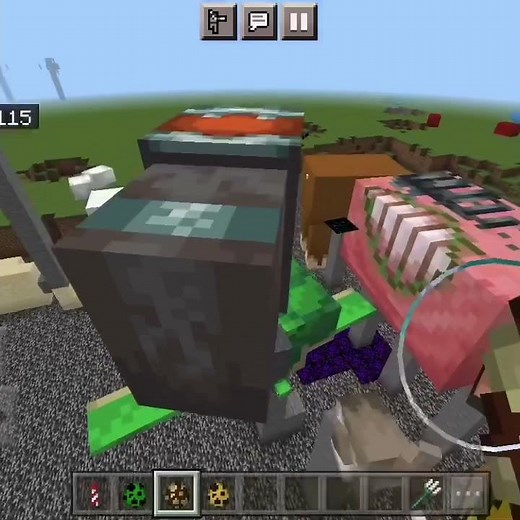 How to get chunky mobs in Minecraft: Bedrock command tutorial