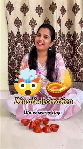 Magic Water Sensor Diya – Paani se jalne wala diya!