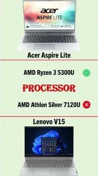 acer aspire lite vs lenovo v15 🤑