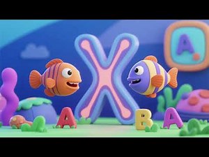 X is for X-ray Fish ABC | Nursery Rhymes & Kids Songs 🐟🎵📖