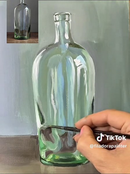 Painting Transparent Objects with Acrylics: A Guide
