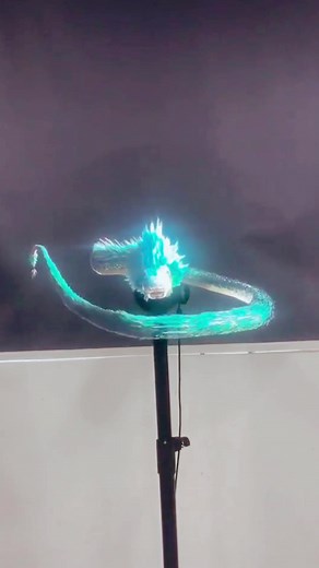 3D LED holographic fan on TikTok