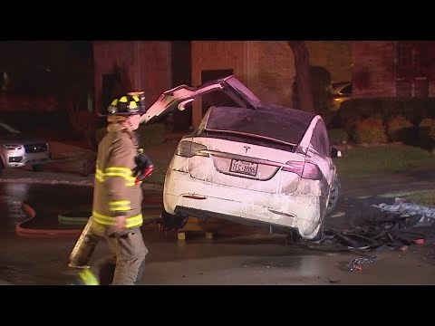 Tesla catches fire in Plano, owner says it started with battery