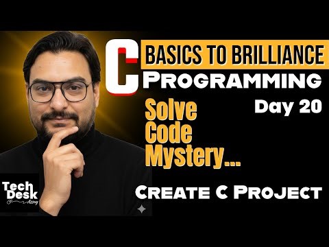 C Programming Full Course in Hindi | Create C Project | Day 20 | By Deepraj Jangid Sir