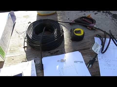 Roof and Gutter Anti-Icing Cable Install