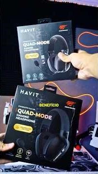 I bought two of the best value wireless headsets in Brazil to see which one is better: Havit Fuxi...
