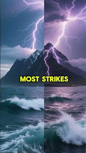 How Often Does Lightning Strike Earth? Amazing Facts Explained #shorts