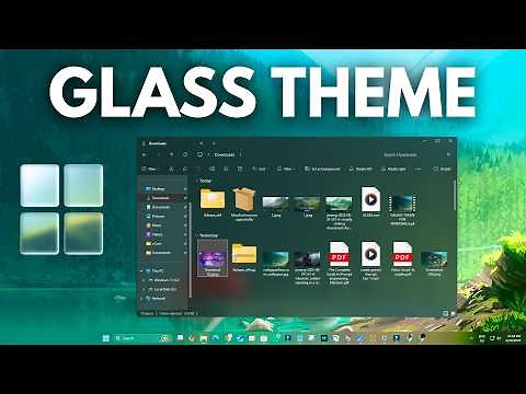 Windows 11 Glass Theme – Transform Your Desktop into Pure Elegance!