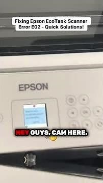 Epson EcoTank Scanner Error E02? Let’s Fix It Fast!
