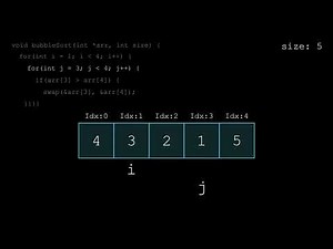 How Bubble Sort Works in C | Full Code Walkthrough & Explanation